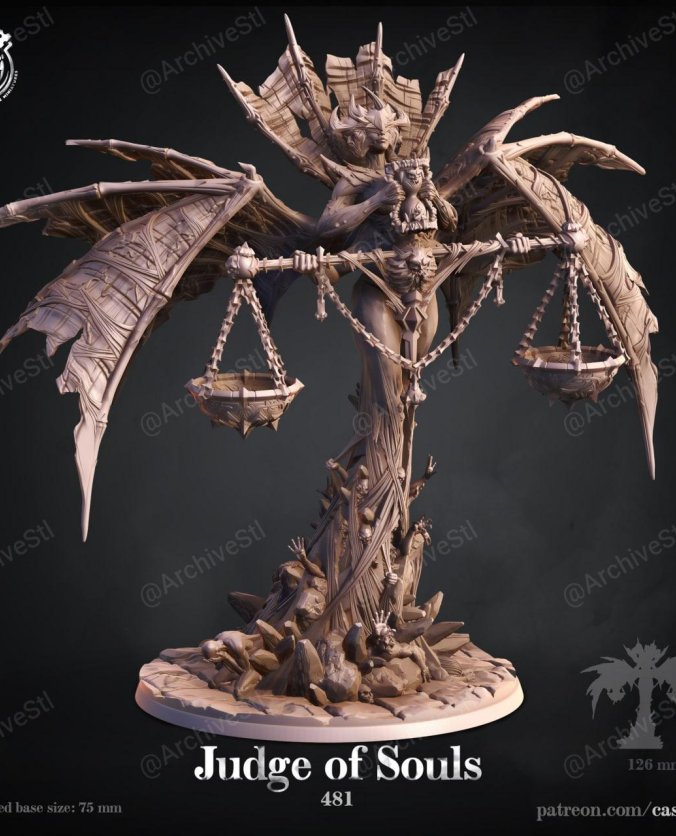 魂之审判官 (Judge of Souls) 3D打印图纸